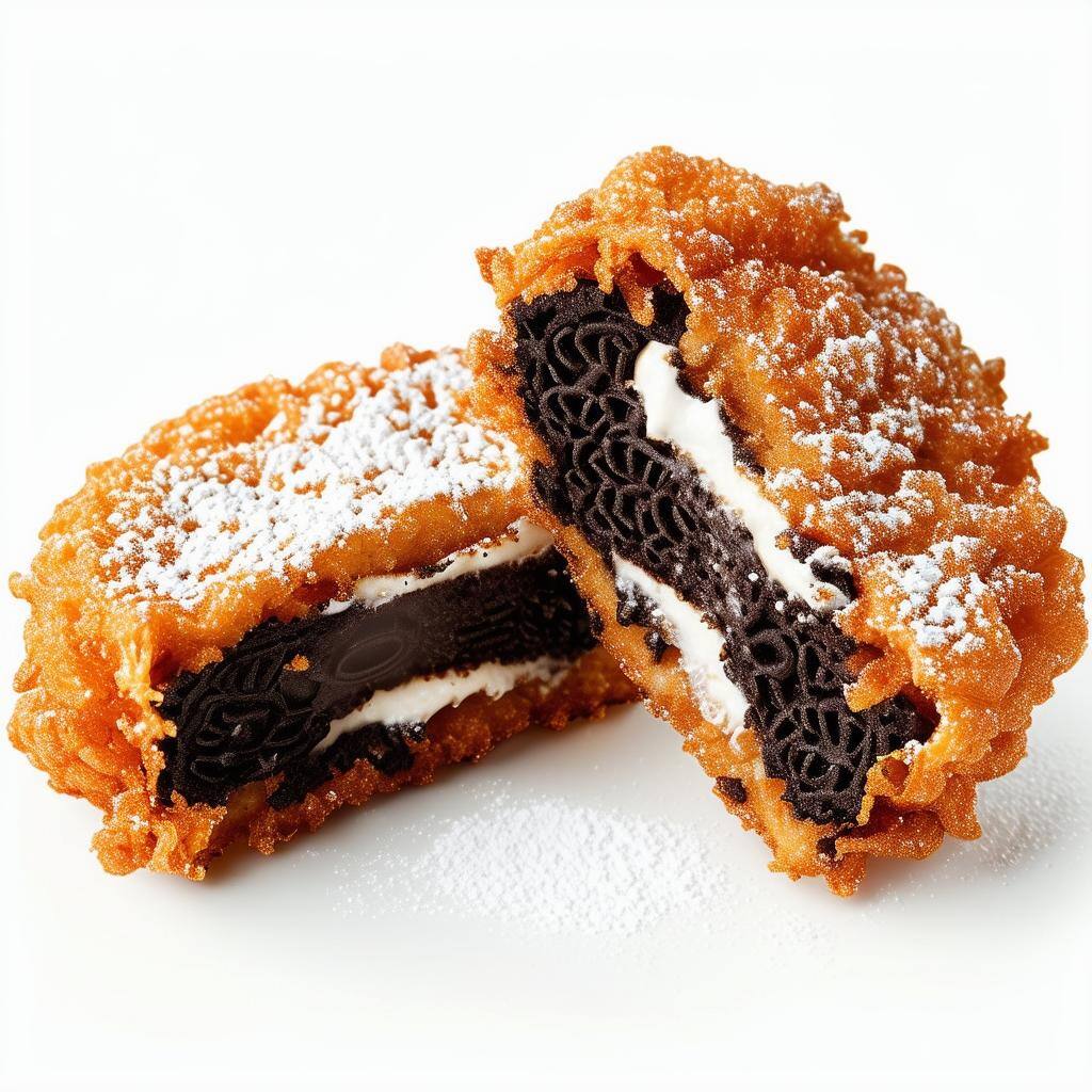 picture of a fried sandwich cookie