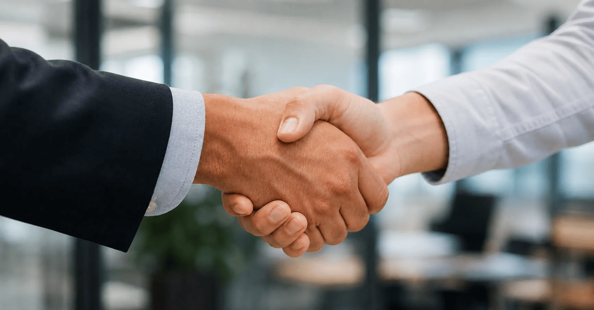 Handshake Between Professionals
