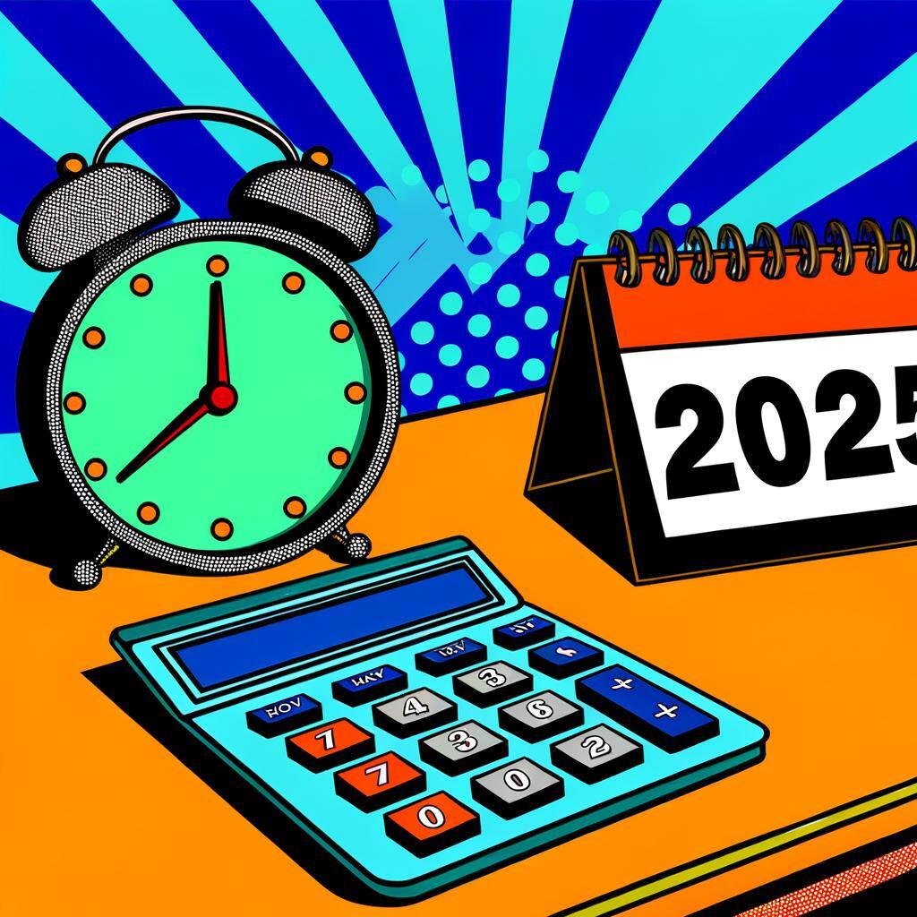 2025 calendar and calculator