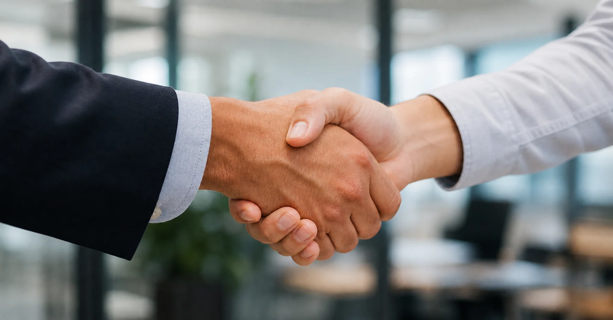 Handshake Between Professionals