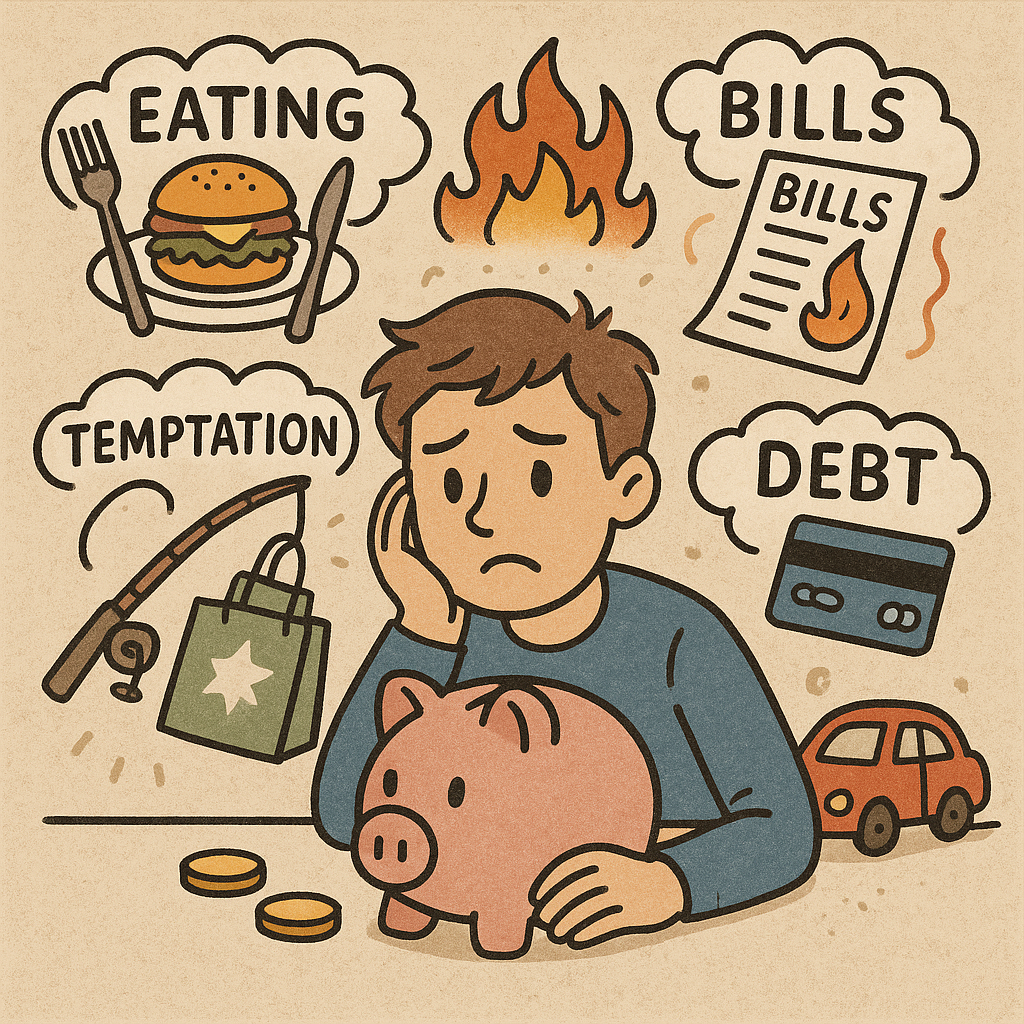 Why is it hard to save money?